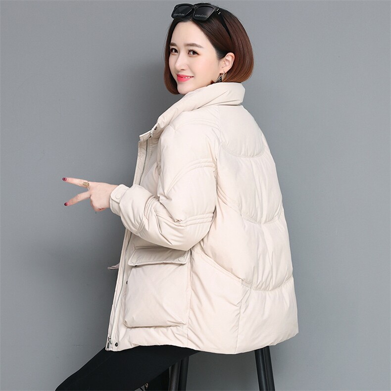 时尚简约大气棉服外套显瘦保暖女士冬装新款,女装棉衣/棉服,雪樱依海