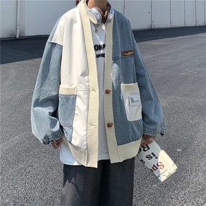 牛仔夹克男大码牛仔外套男茄克9023-p110图片