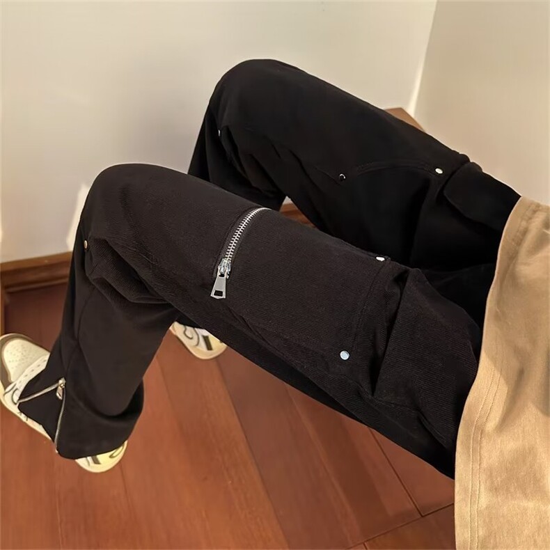 美式牛仔裤男春秋新款休闲直筒裤B7128P48,男装牛仔裤,星座1116-2