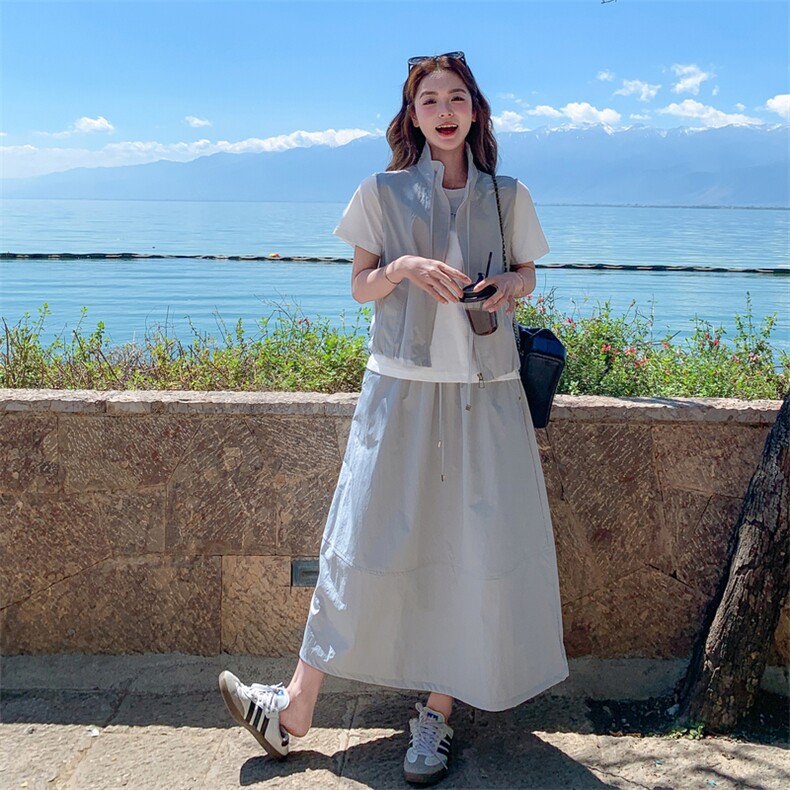 现货主推夏季三件套p185-k285，女装套装/套裙，丝露怡语