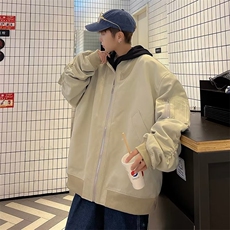 美式棒球服外套男女春秋新款宽松设计感小众夹克ins潮JK4816-P63，男装夹克，星座1008-1