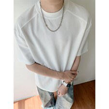 主推夏季新品2026玉米格半袖打底衫男士夏装短袖T恤上衣S408-特19，男装T恤，电商A233-1