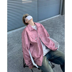 美式复古春秋季夹克男女设计感宽松短款飞行员外套痞帅机车服潮，男装夹克，星座601-2