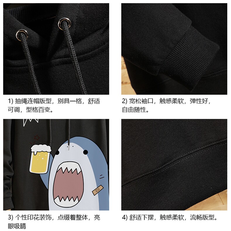 WY2137-P40加绒P45纯连帽卫衣男大码运动帽衫宽松薄外套,男装卫衣,电商A040A