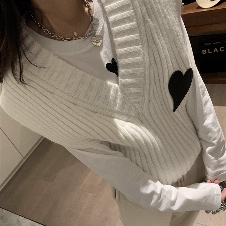 爱心背心，女装背心吊带，XTZ style
