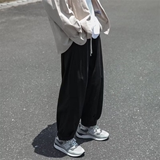 休闲裤男韩版潮流日系2023秋夏季新款ins宽松百搭长裤K2253-P32，男装休闲裤，星座412-3
