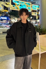 特P90无差价新款时尚百搭拉链春秋夹克外套-HJ5505港风夜景，男装夹克，电商A003
