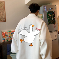 麂皮绒夹克男大码立领褂子外套JK85273-P68加绒款-P78，男装夹克，电商A040