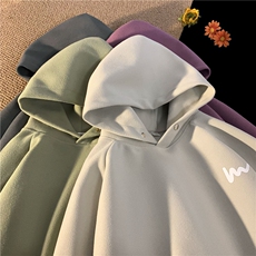 XZ222-1/NWY02/65/控78/加绒P75/控88重磅呢料慵懒连帽卫衣，男装卫衣，星座809A(原222-1)