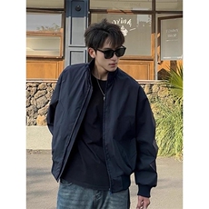 26春装新款美拉德立领飞行夹克boxy廓形休闲百搭外套上衣JK6500，男装夹克，电商A486