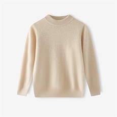 儿童半高领山羊绒衫男童秋冬加厚高端打底中大童羊毛衫女童冬毛衣，童装儿童羊绒衫，跳跳羊儿童羊绒衫