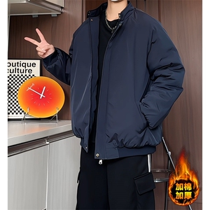 MY241/P85棉衣男冬季加棉加厚宽松大码百搭潮保暖棉袄外套棉服图片