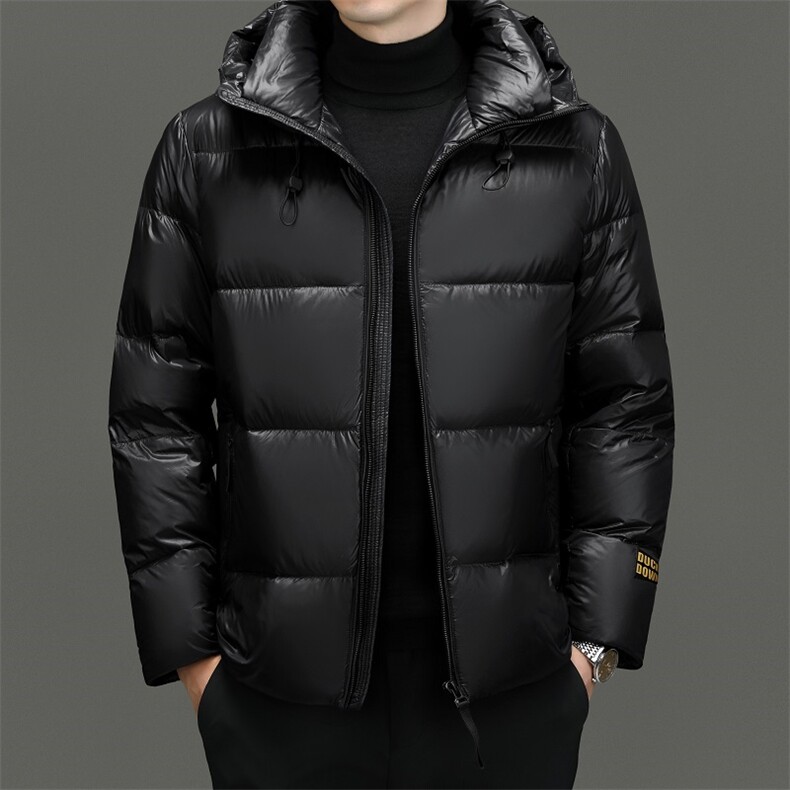 男装羽绒服YR12366继续2025冬黑金206g鹅绒 高充绒量报告图片
