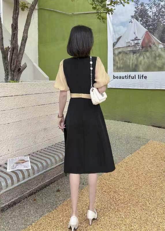 现货，灯笼袖连衣裙，女装连衣裙，迪蔓君翔