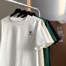 数据款250克重磅砂洗硅胶印花天丝棉冰丝短袖T恤JF202-特P38控58，男装T恤，电商A422-1