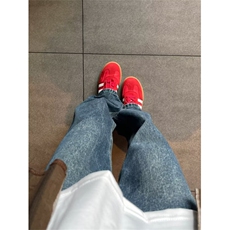 美式街头水洗做旧牛仔裤男NQ09P42，男装牛仔裤，星座1116-2