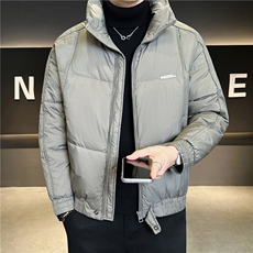 9801-P185-M-3XL标50绒店主风冬季男士休闲立领明线设计羽绒服，男装羽绒服，电商B255