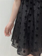 【现货】复古波点连衣裙，女装连衣裙，ONE(2F)