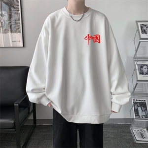 华夫格卫衣圆领卫衣男大码长袖t恤男外套 HW76276-P30图片