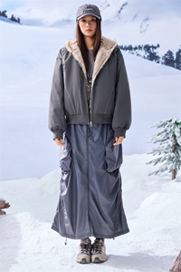座山雕羽绒服男女款冬季加厚保暖明辑线短外套 XZ309 Y95751 P198图片