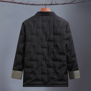 中年唐装90绒羽绒服男复古盘扣风羽绒服外套中式男CF936-P235图片