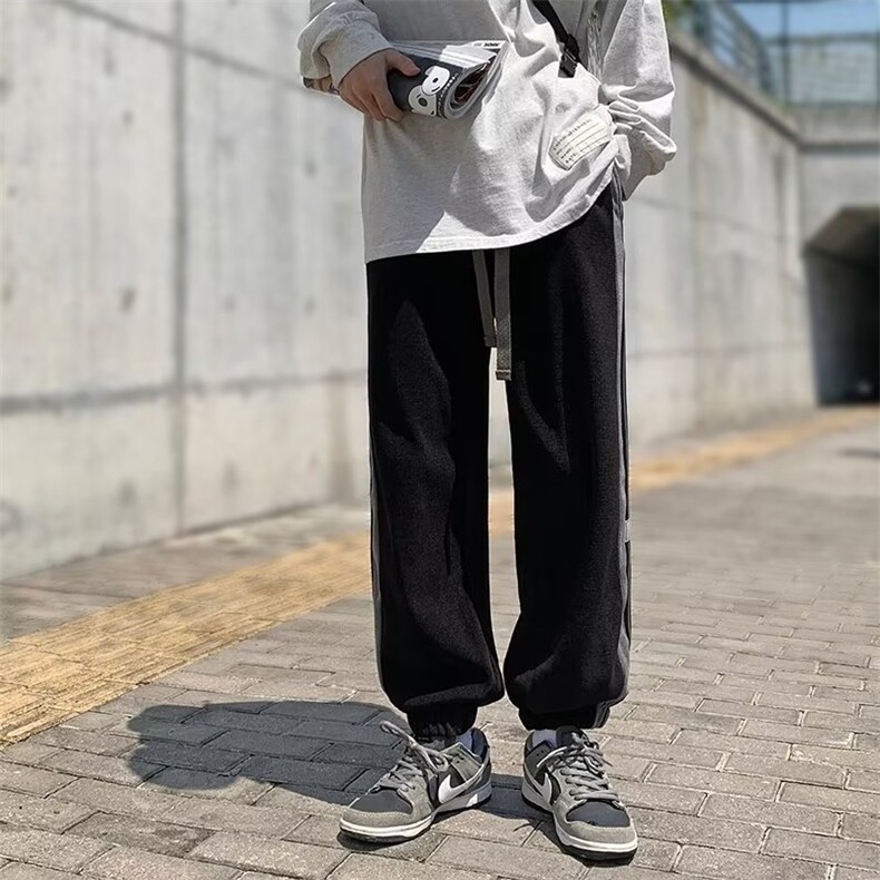男秋季新款港风休闲裤男卫裤潮牌束脚长裤G32P40,男装休闲裤,星座1116-2