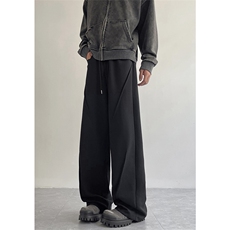 潮牌解构卫裤男重磅美式高街休闲运动裤长裤504-K856-P40控68，男装休闲裤，星座504