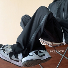 XZ616早秋季新款拉链冲锋裤设计感休闲裤TY522P55控68，男装休闲裤，星座512A（原616）