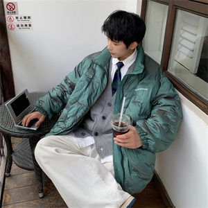 2025美式男潮牌潮流港风高街高中生保暖羽绒棉服A170-M835-TP55图片