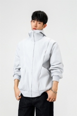 可二开拉链装饰解构大码M-5XL夹克男聚酯纤维JK78092P69控108，男装夹克，星座227-7