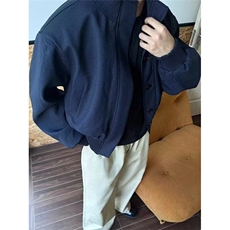 复古垫肩外套男春秋季新款2025设计青少年立领飞行夹克J8229，男装夹克，星座1116A（原606A-3）