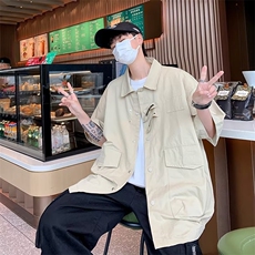 衬衫文艺青春流行夏季五分袖百搭男时尚标准潮CS78-P40，男装衬衫，星座1109-3