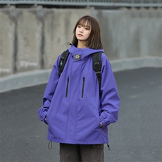 2024春季新款现货户外连帽夹克男冲锋衣外套JK812-P80，男装夹克，星座1204-3