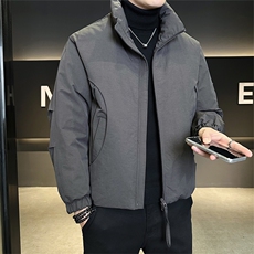数据男士羽绒服标50保暖外套纯色休闲上衣B317/86562/P195，男装羽绒服，电商B317