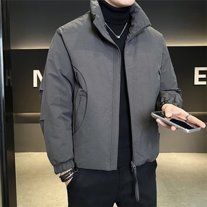 数据男士羽绒服标50保暖外套纯色休闲上衣B317/86562/P195图片