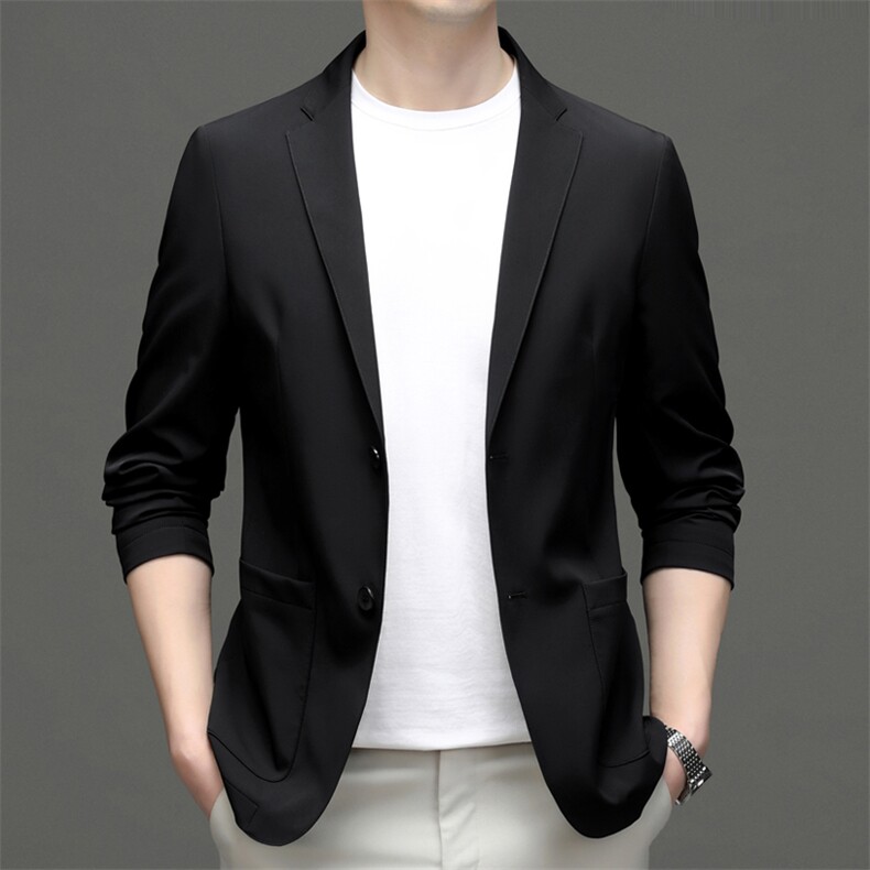 M23058-69钱塘2020-3春夏新款男士简约休闲西服外套高品质P200,男装西服,钱塘207-3