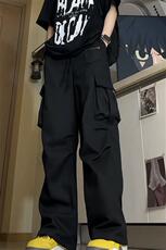 个性工装宽松休闲裤男高街潮流长裤子KK618/P50，男装工装外套，电商D202
