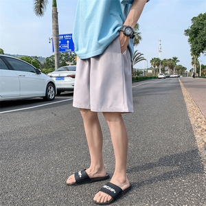 K208 P20 外景 薄款凉爽夏装五分裤男青年潮流百搭短裤纯色加大码图片