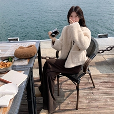 冬装新款皮毛一体加厚外套-195-k298，女装皮草，2D075