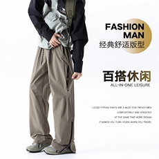 软壳防泼水速干弯刀冲锋裤男春季运动户外裤子K02610-P50，男装休闲裤，星座308B-2