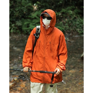 夏季新款防晒服户外运动男女透气情侣连帽情侣防晒衣皮肤衣男图片