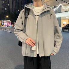 外套男春秋新款男士冲锋衣宽松休闲美式工装夹克JK02638-P73，男装夹克，星座308B-2
