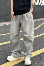 2025春夏新款重工纯棉洗水破洞复古晕染设计卫裤GBL7193P61，男装休闲裤，电商A089-1
