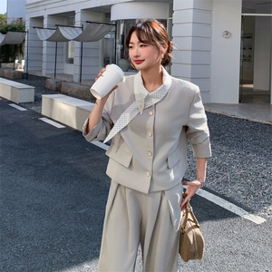 26春新款现-轻熟风韩系高级感西装两件套2621-P185K298图片