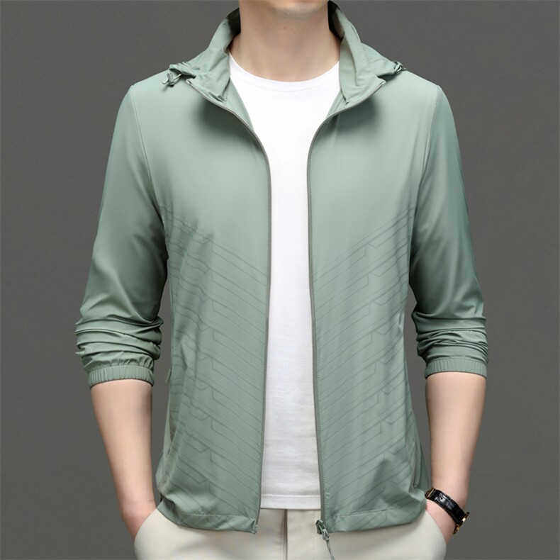 CSFA88125钱塘2020-3高品质夏季新款男士时尚连帽防晒外套P105,男装防晒衣,钱塘207-3