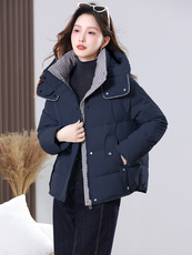 2025年冬季新棉衣时尚保暖显瘦现货，女装棉衣/棉服，婷轩阁