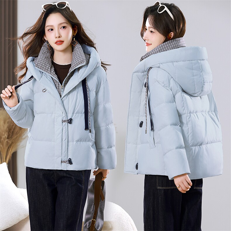 2025年冬季时尚简约显瘦棉服现货,女装棉衣/棉服,婷思杰（原婷想服饰）