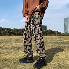 冰丝九分裤男中性风抖音港风8分裤休闲裤有套装K8732P40控68，男装休闲裤，星座226-1