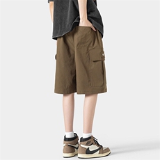 2025夏季新款无影墙大码美式工装短裤M-5XHK24306-特P25，男装休闲裤，电商A022