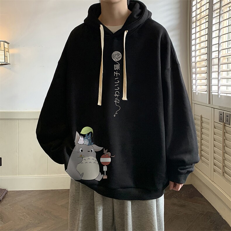 纯棉连帽卫衣男大码运动帽衫宽松薄WY2152-P35加绒款-P40,男装卫衣,电商A040